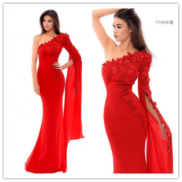 africa red mermaid prom dresses one sheeve plus size formal evening gown lace appliqued elegant evening formal dresses 2020 robes de soirée, Black;red 
africa red mermaid prom dresses one sheeve plus size formal evening gown lace appliqued elegant evening formal dresses 2020 robes de soirée, Black;red