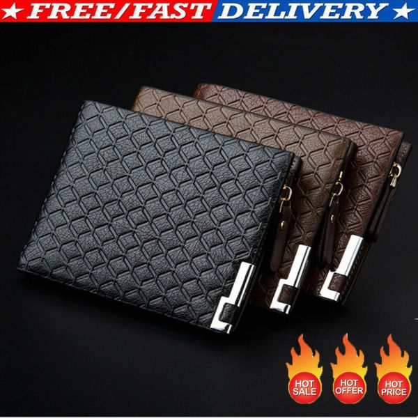 new men's wallet fashion smooth soft leather cross-section multi-function wallet tide short men's wallet quality assurance, Red;black
new men's wallet fashion smooth soft leather cross-section multi-function wallet tide short men's wallet quality assurance, Red;black