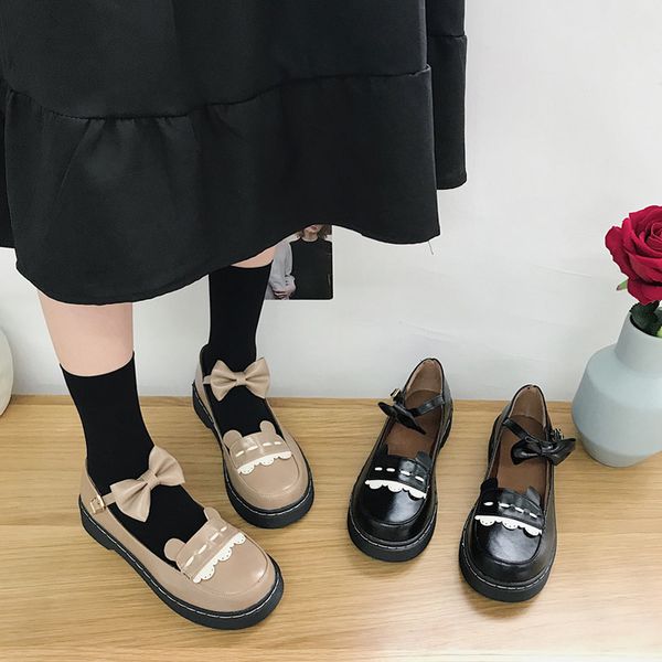 little girl student shoes 2020 spring autumn new bow princess shoes baby girl dresses leather for girls low heeled d06052, Black;grey
little girl student shoes 2020 spring autumn new bow princess shoes baby girl dresses leather for girls low heeled d06052, Black;grey