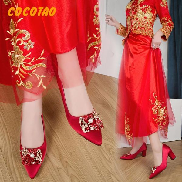 red wedding shoes bridesmaid shoes female 2019 new thick heel bride shoes banquet pointed square buckle rhinestone high heels, Black
red wedding shoes bridesmaid shoes female 2019 new thick heel bride shoes banquet pointed square buckle rhinestone high heels, Black