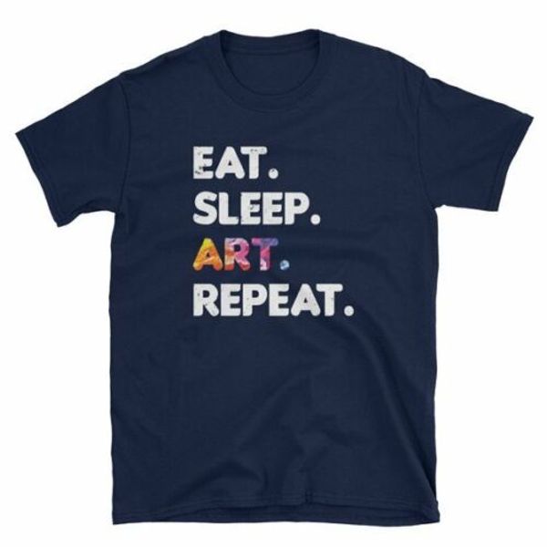eat sleep art repeat funny shirt birthday gift idea, men, women, kids t-shirtcartoon t shirt men new fashion tshirt, White;black
eat sleep art repeat funny shirt birthday gift idea, men, women, kids t-shirtcartoon t shirt men new fashion tshirt, White;black