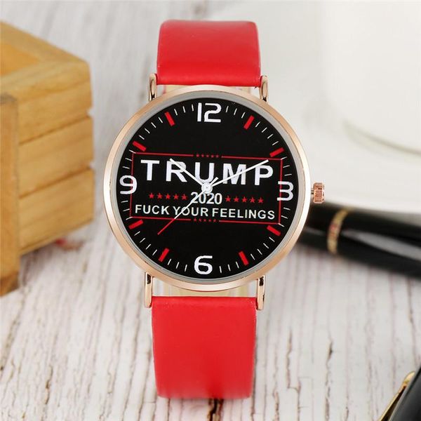 casual us 45th president election trump 2020 keep america great again analog quartz wrist watch red leather bracelet band, Slivery;brown
casual us 45th president election trump 2020 keep america great again analog quartz wrist watch red leather bracelet band, Slivery;brown