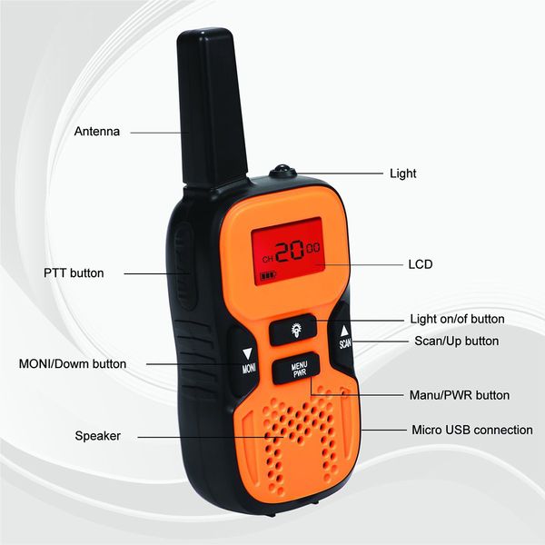 2pcs funny practical toy walkie talkies electronic interactive portable kids gift with torch handheld lcd display rechargeable
2pcs funny practical toy walkie talkies electronic interactive portable kids gift with torch handheld lcd display rechargeable