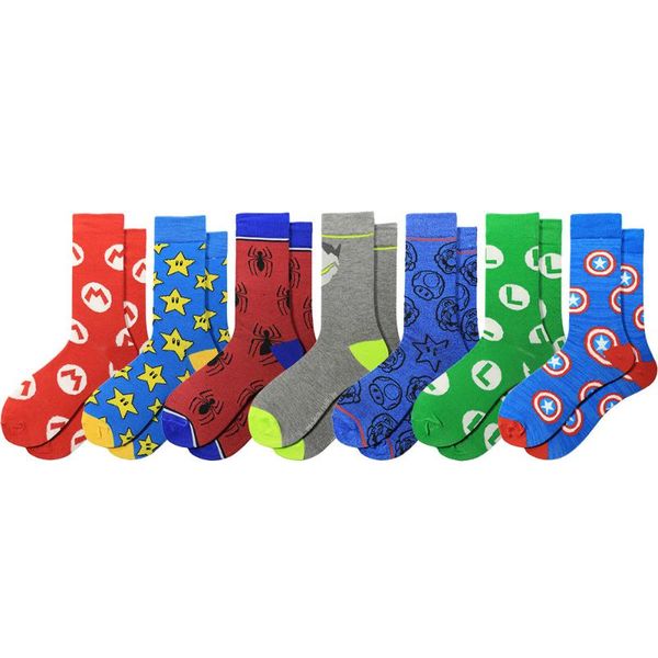 fashion quality brand men and women socks happy socks large size colorful marvel couple combed cotton, Black
fashion quality brand men and women socks happy socks large size colorful marvel couple combed cotton, Black