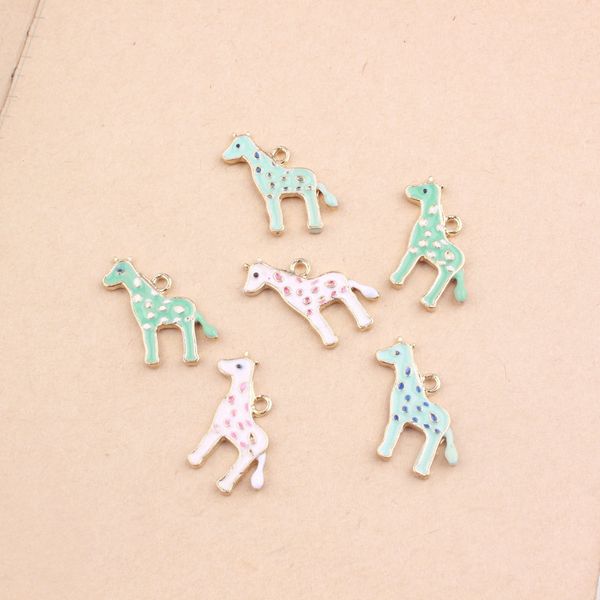 mini order 10pcs 19*18mm kawaii animal giraffe necklace pendants gold tone oil drop cartoon diy ornament accessory alloy charms, Black
mini order 10pcs 19*18mm kawaii animal giraffe necklace pendants gold tone oil drop cartoon diy ornament accessory alloy charms, Black