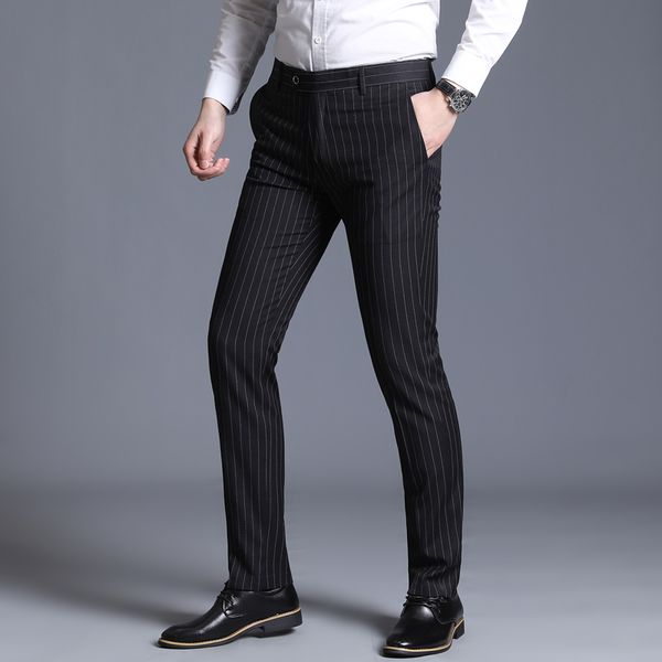 2019 summer fashion men's thin striped, casual slim trousers, small feet youth long suit chinese style blue black, White;black
2019 summer fashion men's thin striped, casual slim trousers, small feet youth long suit chinese style blue black, White;black