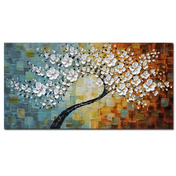 art hand painted flower oil painting on canvas tree wall art for living room decor modern white floral art for wall
art hand painted flower oil painting on canvas tree wall art for living room decor modern white floral art for wall