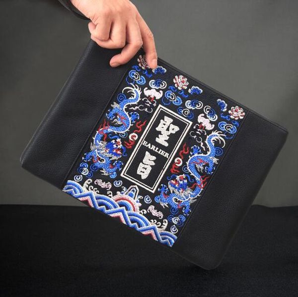 new chinese fashional men's layer leather cow leather handbag handsome business man's choice leasure daily embroidey
new chinese fashional men's layer leather cow leather handbag handsome business man's choice leasure daily embroidey