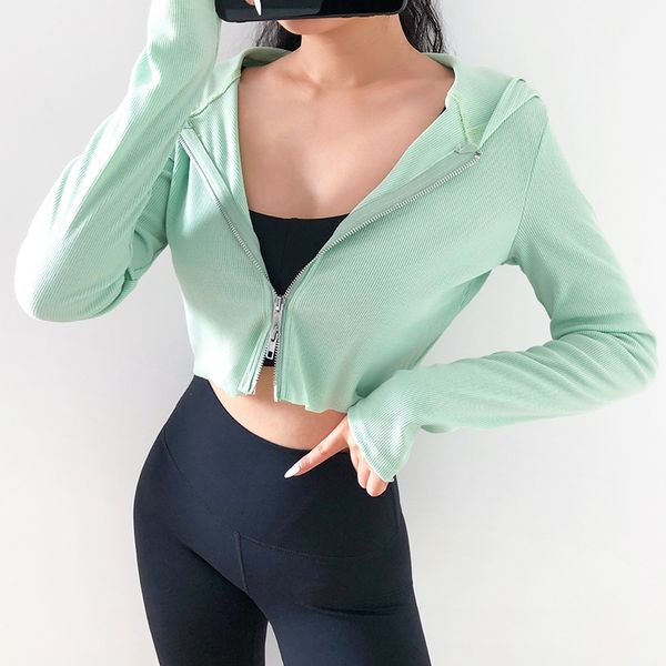 loose crop hoodies women long sleeve athletic fitness clothing zip workout jersey gym sweater coat mint sports jacket, White;black
loose crop hoodies women long sleeve athletic fitness clothing zip workout jersey gym sweater coat mint sports jacket, White;black