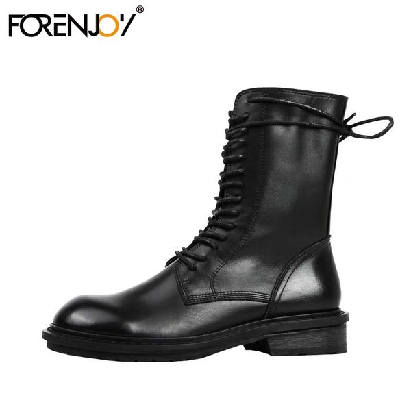 forenjoy women flat platform shoes fashion british style lace-up round toe ladies boots winter boots, Black
forenjoy women flat platform shoes fashion british style lace-up round toe ladies boots winter boots, Black