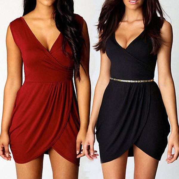 new women's sleeveless slim cocktail club new bodycon party mini dress, Black;gray
new women's sleeveless slim cocktail club new bodycon party mini dress, Black;gray