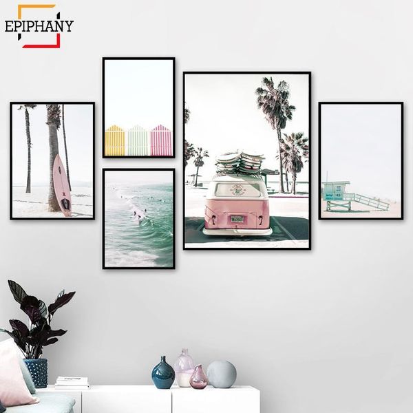 surf poster set pastel beach decor pink surfboard california coastal wall art paintings for living rooml nordic decoration home
surf poster set pastel beach decor pink surfboard california coastal wall art paintings for living rooml nordic decoration home