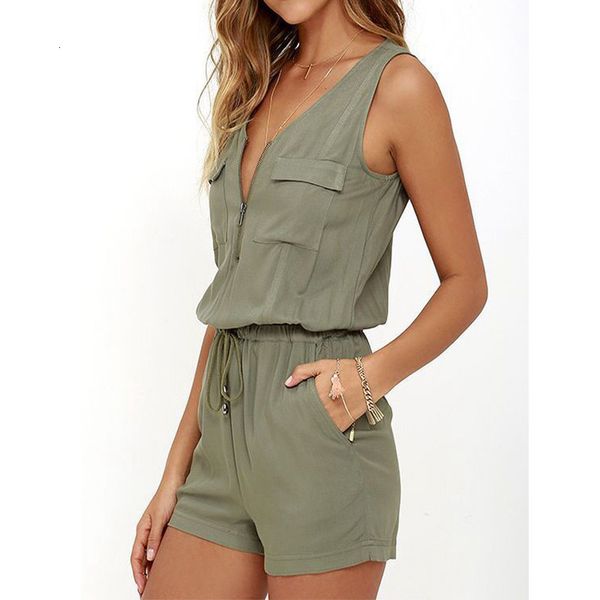 summer romper women rompers for women summer 2019 jumpsuit v neck zipper playsuits plus size casual solid regular beach overall, Black;white
summer romper women rompers for women summer 2019 jumpsuit v neck zipper playsuits plus size casual solid regular beach overall, Black;white