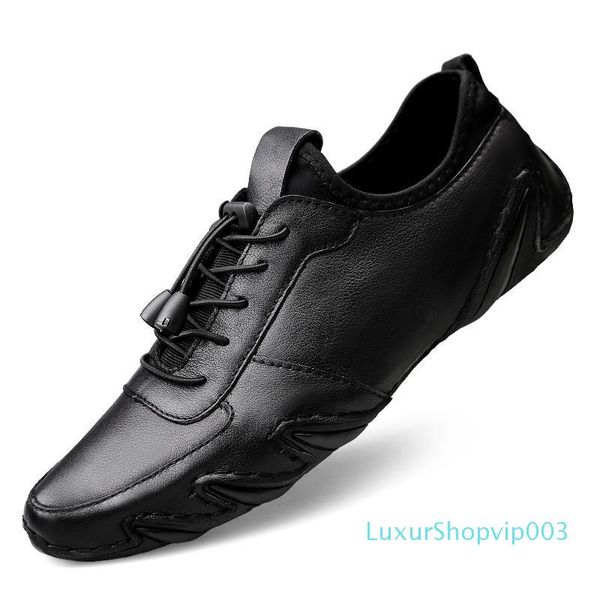 men genuine leather shoes non slip fashion design comfortable men's drving shoes 9#30d50, Black
men genuine leather shoes non slip fashion design comfortable men's drving shoes 9#30d50, Black