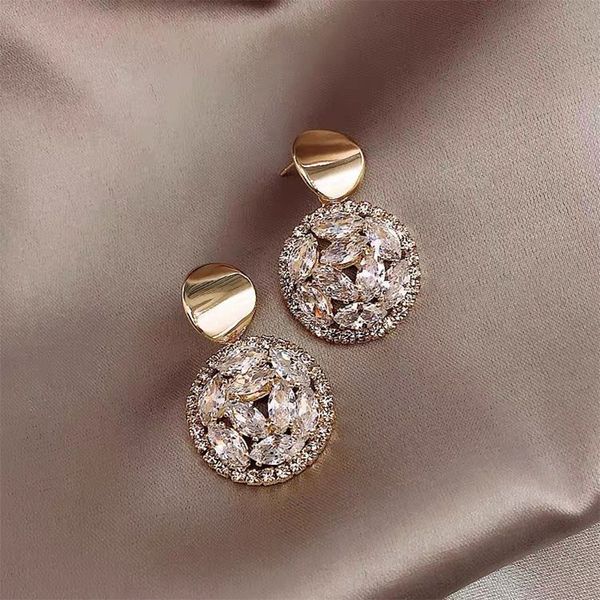 rhinestone statement earrings geometric big round stud earrings for women crystal luxury wedding gift, Golden;silver
rhinestone statement earrings geometric big round stud earrings for women crystal luxury wedding gift, Golden;silver