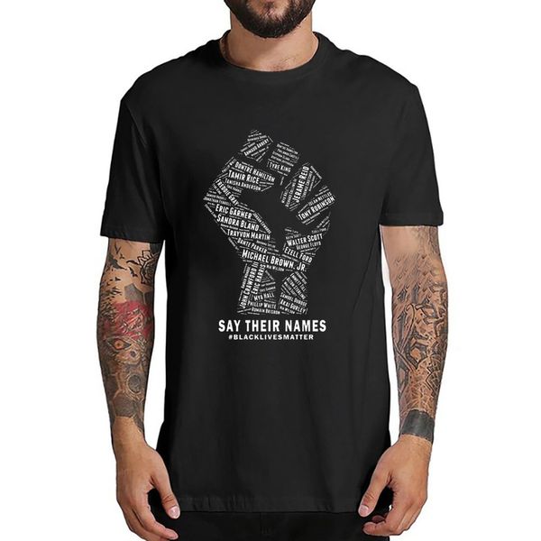 новое прибытие black lives matter футболки мужчины harajuku смешные печати tshirt мужчины hip hop я не могу дышать streetwear homme tops тро, White;black
новое прибытие black lives matter футболки мужчины harajuku смешные печати tshirt мужчины hip hop я не могу дышать streetwear homme tops тро, White;black