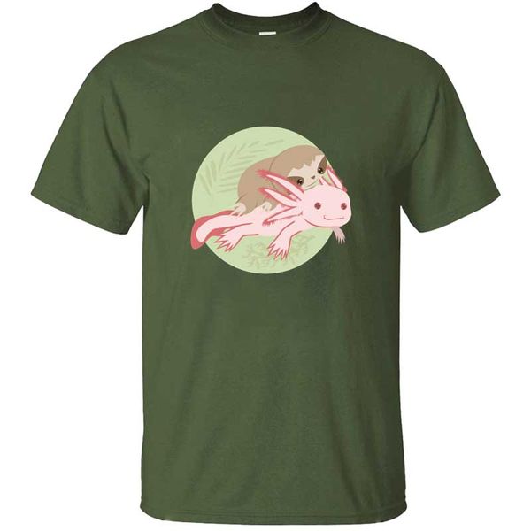 cute axolotl sloth water aquarium pet animal t-shirt 100% cotton gift men tshirt round neck t shirt male female tee, White;black
cute axolotl sloth water aquarium pet animal t-shirt 100% cotton gift men tshirt round neck t shirt male female tee, White;black