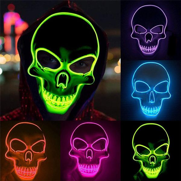 halloween mask led maske light up party masks neon maska cosplay mascara horror mascarillas glow in dark masque luminous toy
halloween mask led maske light up party masks neon maska cosplay mascara horror mascarillas glow in dark masque luminous toy