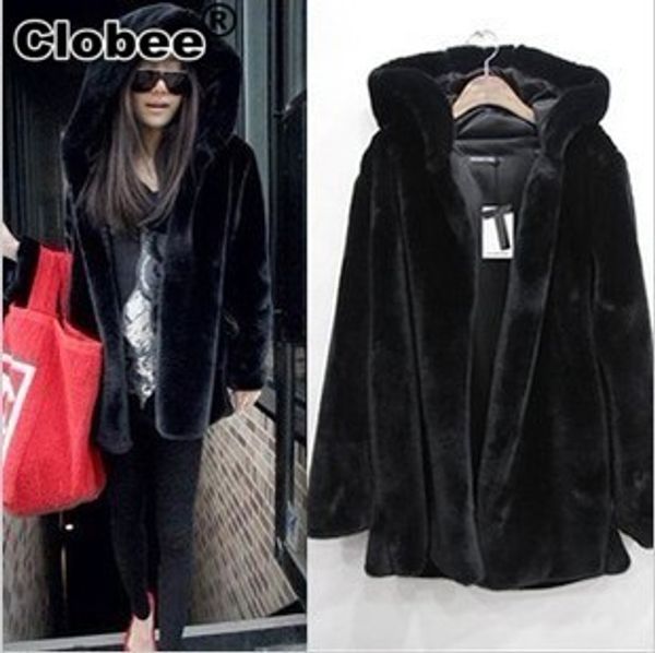 2019 winter autumn women's faux fur coat mink coats with hood fur overcoats long-sleeve long jackets outerwear 5xl d555, Black
2019 winter autumn women's faux fur coat mink coats with hood fur overcoats long-sleeve long jackets outerwear 5xl d555, Black