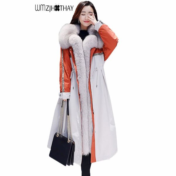 comfortable long sleeve woman thicken warm coat fashion joker cotton-padded jacket 2018 winter women big fur collar outerwear, Black
comfortable long sleeve woman thicken warm coat fashion joker cotton-padded jacket 2018 winter women big fur collar outerwear, Black