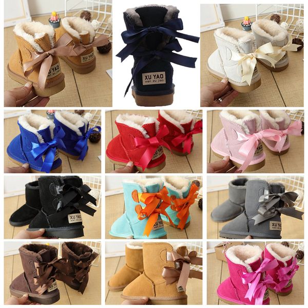 2019 bowtie wgg kid snow boots fashion ankle boots australia classic black grey chestnut navy blue women girl snow boots size 21-34
2019 bowtie wgg kid snow boots fashion ankle boots australia classic black grey chestnut navy blue women girl snow boots size 21-34