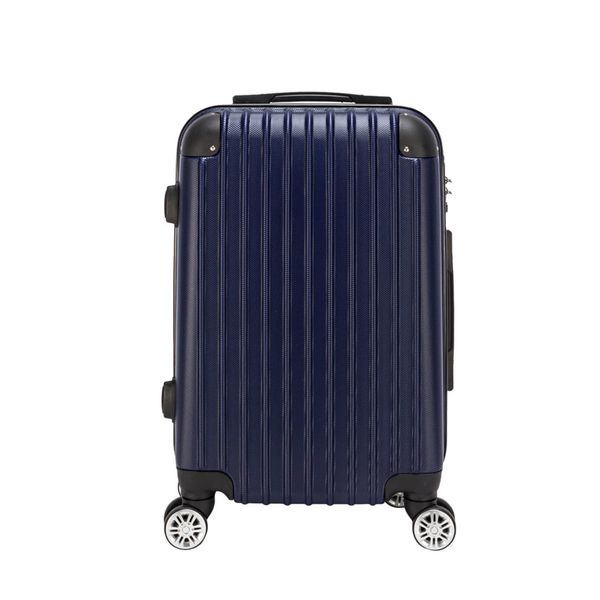 20 inch waterproof luggage travel business large capacity suitcase bag rolling wheels navy blue
20 inch waterproof luggage travel business large capacity suitcase bag rolling wheels navy blue