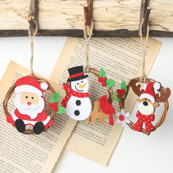 non-woven rattan ring christmas pendant creative christmas tree wooden ornament christmas decoration
non-woven rattan ring christmas pendant creative christmas tree wooden ornament christmas decoration