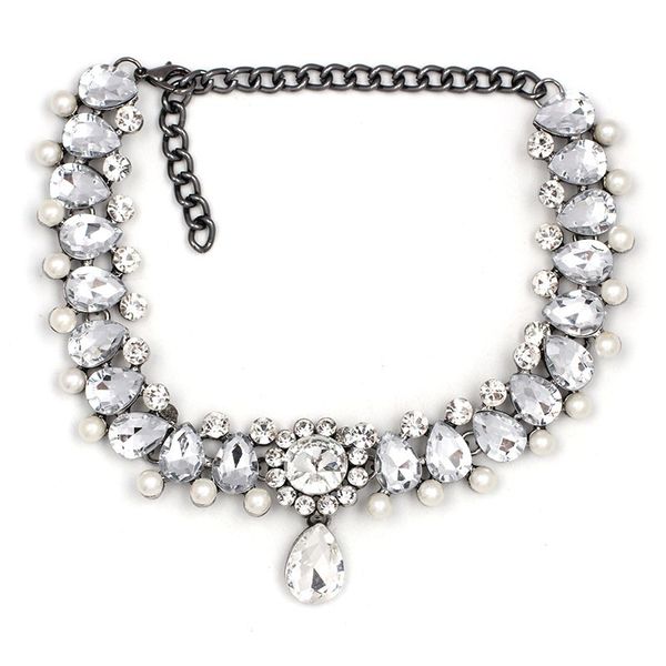 new z choker fashion bib collar necklace collar good quality torques statement choker necklace maxi, Silver
new z choker fashion bib collar necklace collar good quality torques statement choker necklace maxi, Silver