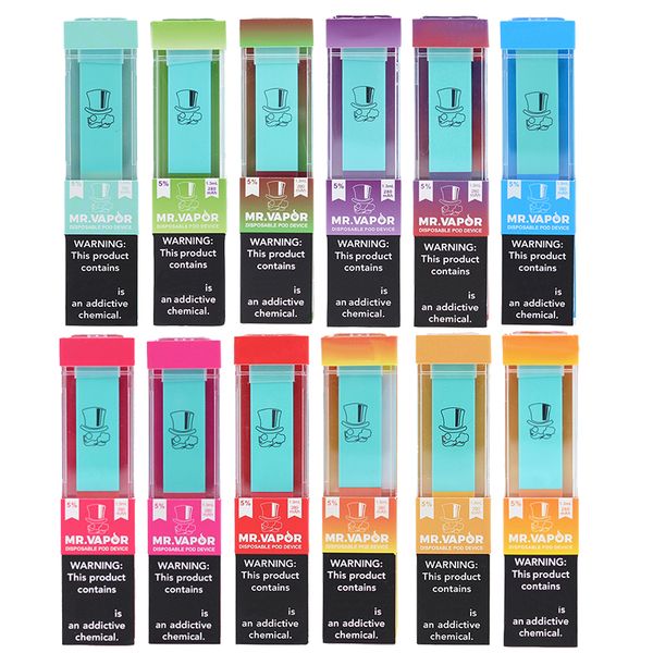 Новый MR VAPOR MR.VAPOR одноразовые устройства Vape Pen Pod Starter Kit 280mAh Аккумулятор 1,3 мл картриджи 400Puffs Предварительно заполненные электронной сигареты Испаритель Vapor
Новый MR VAPOR MR.VAPOR одноразовые устройства Vape Pen Pod Starter Kit 280mAh Аккумулятор 1,3 мл картриджи 400Puffs Предварительно заполненные электронной сигареты Испаритель Vapor
