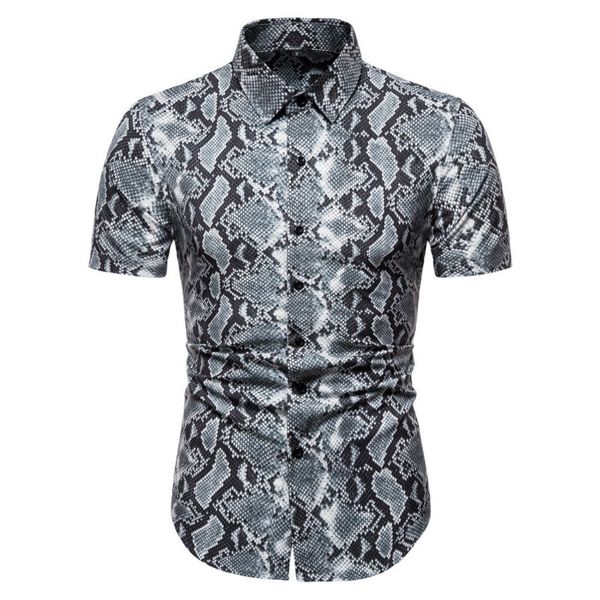 men's casual shirts snake pattern print shirt men 2021 brand mens short sleeve dress harajuku hip hop streetwear camisa hombre, White;black
men's casual shirts snake pattern print shirt men 2021 brand mens short sleeve dress harajuku hip hop streetwear camisa hombre, White;black