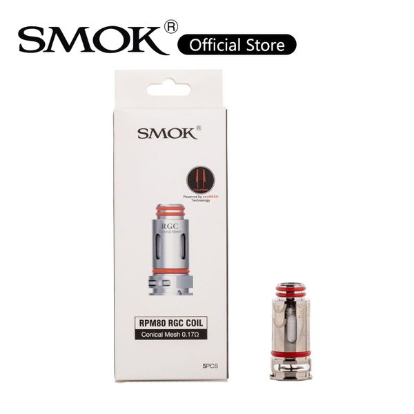 SMOK RPM80 Coil 0.17ohm RGC коническая сетка Катушка 0.6ohm DC MTL Катушки для RPM80 RPM80 Pro Kit 100% оригинал
SMOK RPM80 Coil 0.17ohm RGC коническая сетка Катушка 0.6ohm DC MTL Катушки для RPM80 RPM80 Pro Kit 100% оригинал