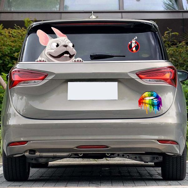 3pcs car decal adorable dog rainbow lips smoking forbidden car decorative sticker m8617
3pcs car decal adorable dog rainbow lips smoking forbidden car decorative sticker m8617