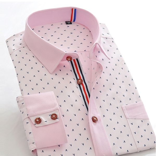 men's casual shirts orinery 2021 polka dot printed long sleeve korean shirt men spring and autumn fashion mens clothing slim fit, White;black
men's casual shirts orinery 2021 polka dot printed long sleeve korean shirt men spring and autumn fashion mens clothing slim fit, White;black