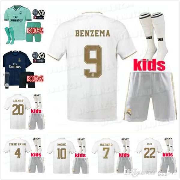 kids kit 19 20 real madrid soccer jerseys 2019 2020 benzema modric isco marcelo bale asensio camiseta de futbol football shirts kit socks, Black
kids kit 19 20 real madrid soccer jerseys 2019 2020 benzema modric isco marcelo bale asensio camiseta de futbol football shirts kit socks, Black