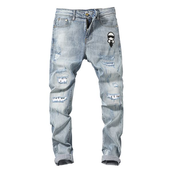 mens ripped skinny men hip hop distressed jeans true slim fit elastic hole student fashion brand pants men's light blue trousers jogger
mens ripped skinny men hip hop distressed jeans true slim fit elastic hole student fashion brand pants men's light blue trousers jogger