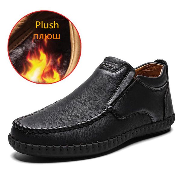 new fashion men boots split leather ankle boots warm fur plush snow men's winter shoes plus size 38-46, Black
new fashion men boots split leather ankle boots warm fur plush snow men's winter shoes plus size 38-46, Black