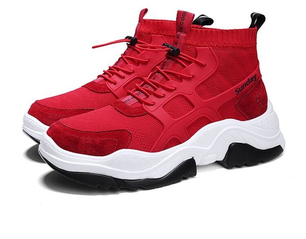new high men sneakers knit vamp breathable hip hop male socks shoes comfortable light weight solid color male sneakers
new high men sneakers knit vamp breathable hip hop male socks shoes comfortable light weight solid color male sneakers
