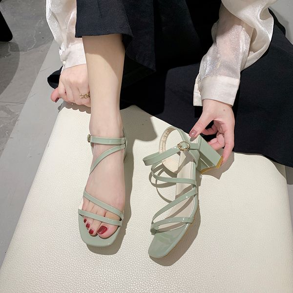 narrow band high heel gladiator sandals women open toe summer shoes women fashion thick heel ankle strap sandals 2020, Black
narrow band high heel gladiator sandals women open toe summer shoes women fashion thick heel ankle strap sandals 2020, Black