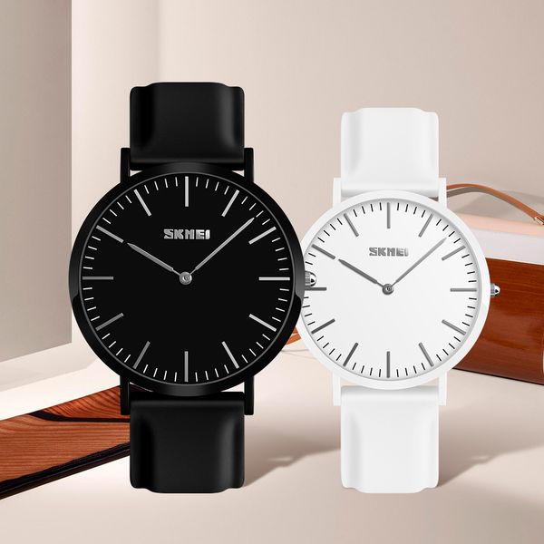 skmei fashion luxury quartz thin lover's watches simple couple watch for women and men waterproof wristwatches clock, Slivery;brown
skmei fashion luxury quartz thin lover's watches simple couple watch for women and men waterproof wristwatches clock, Slivery;brown