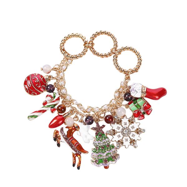 new design women snowflake drip glaze christmas tree santa claus bracelets fashion jewelry bangles for women gift delicate, Golden;silver
new design women snowflake drip glaze christmas tree santa claus bracelets fashion jewelry bangles for women gift delicate, Golden;silver