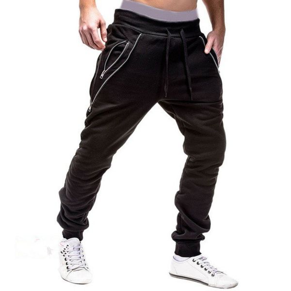 plus size mens pants joggers sweatpants zipper pockets drawstring plat pants sportswear casual male loose fitness long trousers, Black
plus size mens pants joggers sweatpants zipper pockets drawstring plat pants sportswear casual male loose fitness long trousers, Black