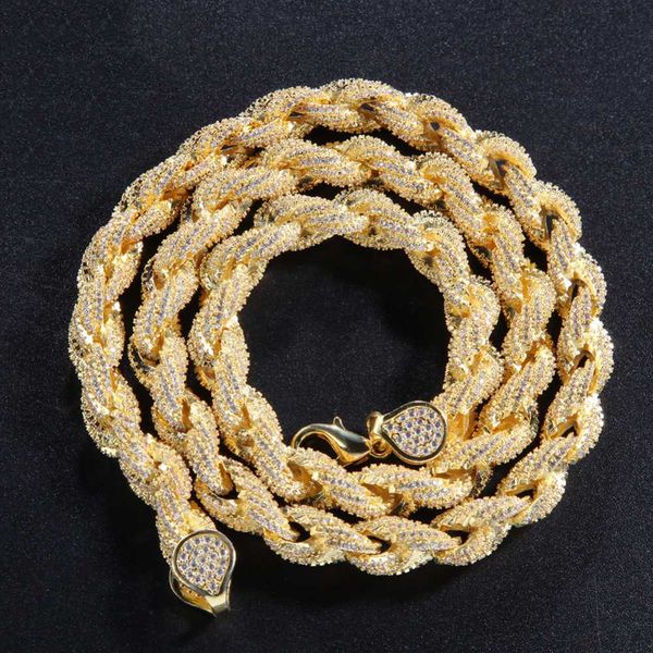 8mm rope chain luxury micro pave iced out cubic zirconia necklace for men gold color fashion hiphop jewelry, Silver
8mm rope chain luxury micro pave iced out cubic zirconia necklace for men gold color fashion hiphop jewelry, Silver