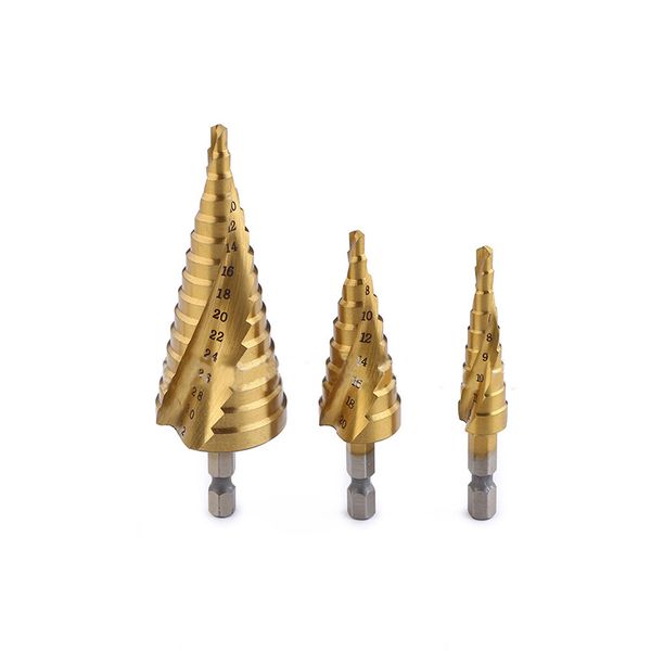 3/pcs 4-12/20/32mm hss spiral grooved center drill bit solid carbide mini drill accessories titanium step cone bit
3/pcs 4-12/20/32mm hss spiral grooved center drill bit solid carbide mini drill accessories titanium step cone bit