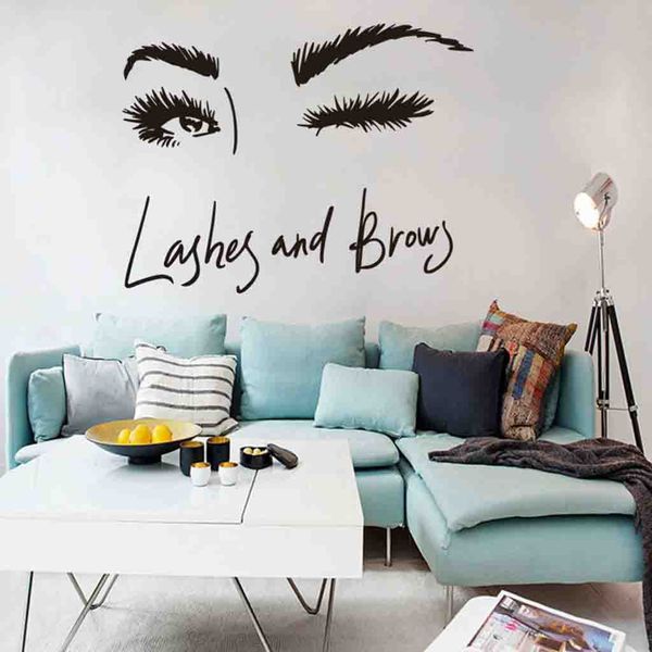 woman make up wall sticker eye eyelashes wall decal lashes extensions beauty shop decor eyebrows brows mural beauty gift
woman make up wall sticker eye eyelashes wall decal lashes extensions beauty shop decor eyebrows brows mural beauty gift