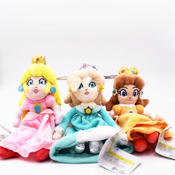 3pcs/set super mario bros plush princess peach daisy rosalina 20cm soft doll cute xmas gifts cute girl plush toys y200703
3pcs/set super mario bros plush princess peach daisy rosalina 20cm soft doll cute xmas gifts cute girl plush toys y200703