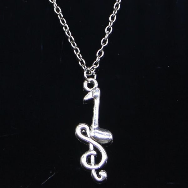 20pcs new fashion necklace 32x12mm musical note silver pendants short long women men colar gift jewelry choker
20pcs new fashion necklace 32x12mm musical note silver pendants short long women men colar gift jewelry choker