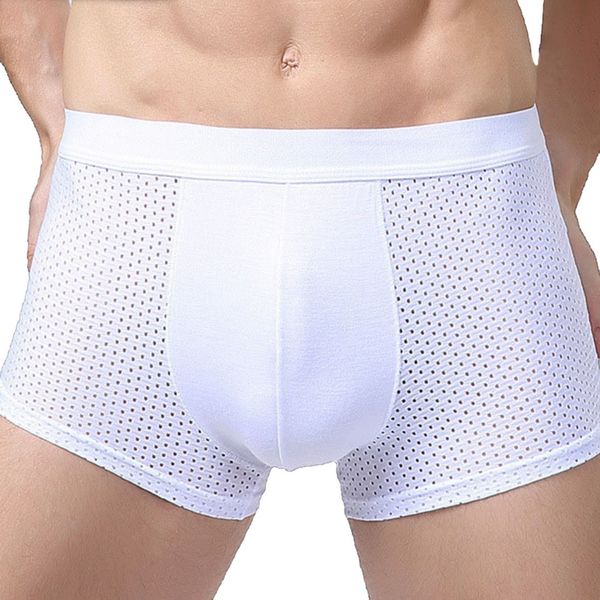 breathable quick dry flat boxers underwears men mesh hollow plus size solid boxer male elastic waist underpants underwear, Black;white
breathable quick dry flat boxers underwears men mesh hollow plus size solid boxer male elastic waist underpants underwear, Black;white