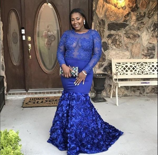 royal blue mermaid plus size prom dresses for black girl 2019 long sleeve beaded applique african formal evening gowns custom made
royal blue mermaid plus size prom dresses for black girl 2019 long sleeve beaded applique african formal evening gowns custom made
