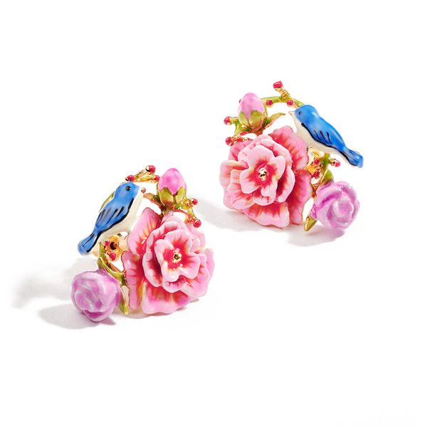 juicy grape european vintage fower stud earrings banquet elegant enamel glaze summer bird flower earrings, Golden;silver
juicy grape european vintage fower stud earrings banquet elegant enamel glaze summer bird flower earrings, Golden;silver