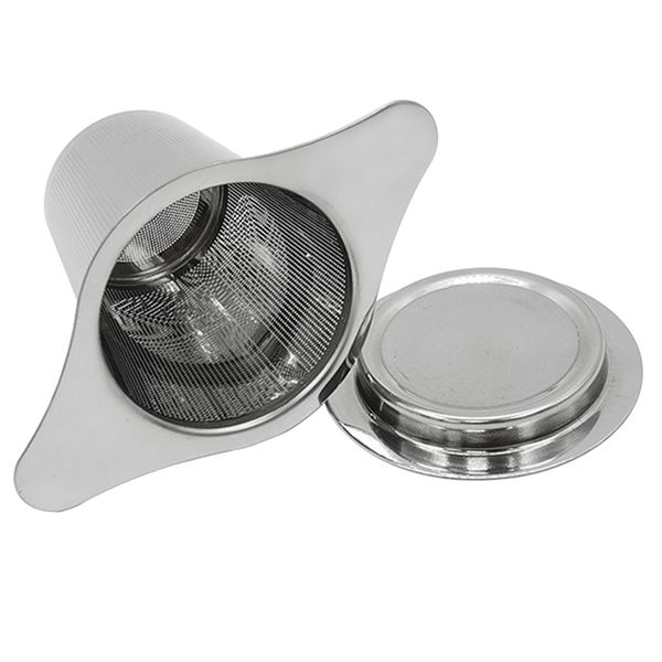 stainless steel tea infuser mesh strainer with large capacity & perfect size double handles for hanging on teapots, mugs, cups t tea straine
stainless steel tea infuser mesh strainer with large capacity & perfect size double handles for hanging on teapots, mugs, cups t tea straine